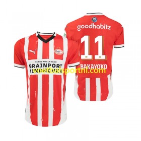 PSV Eindhoven Johan Bakayoko 11 Thuis Shirt 2024-25